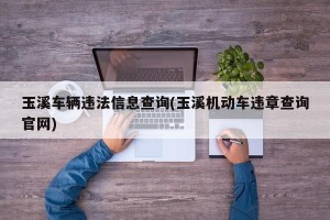 玉溪车辆违法信息查询(玉溪机动车违章查询官网)